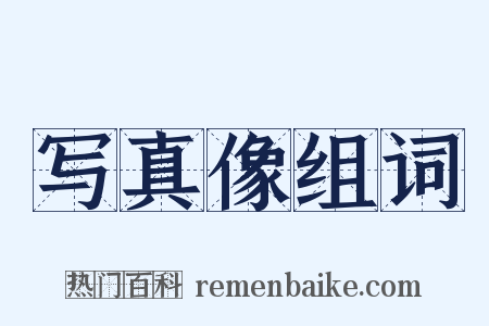 写真像组词是什么意思的图片